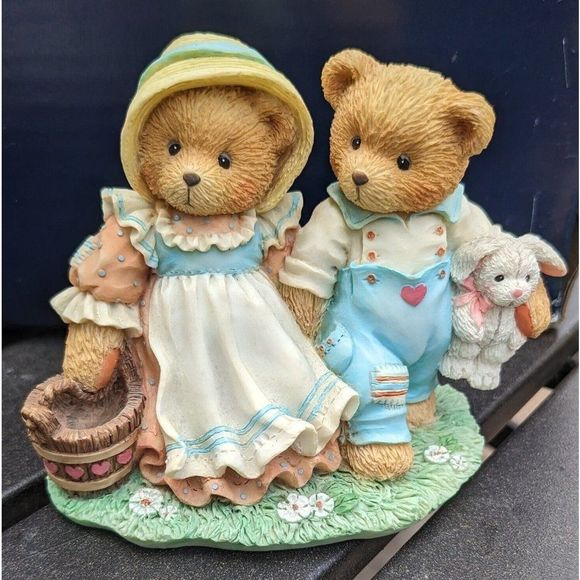 1993 Cherished Teddies JACK and JILL "Our Friendship Will Never Tumble" … - Picture 1 of 2